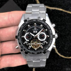 Часы Forsining 340 Silver-Black