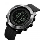 Часы Skmei 1418BK Black + Compass