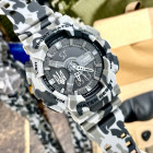 Часы Годинник наручний Patriot 005 Тризуб срібло Camo Grey + Коробка.