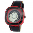 Часы Sevenfriday Leather Red-Black