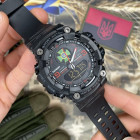 Часы Годинник наручний Patriot 001RDDPS ДПС Чорні з червоним + Коробка.