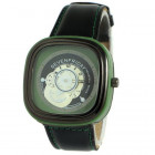 Часы Sevenfriday Leather Green-Black