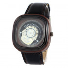 Часы Sevenfriday Leather Brown-Black