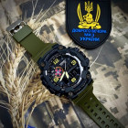 Часы Годинник наручний Patriot 002AGSU ЗСУ Зелені + Коробка