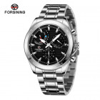 Часы Forsining 6915 Silver-Black