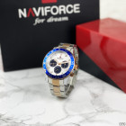 Часы Naviforce NF9147 Silver-Cuprum-Blue