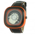 Часы Sevenfriday Leather Orange-Black