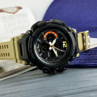 Часы Skmei 1343 Black-Khaki Wristband