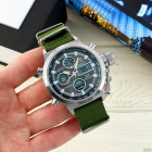 Часы AMST 3003 Silver-Black Green Wristband