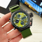 Часы AMST 3003 Black-Green Green Wristband