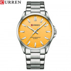 Часы Curren 9090 Silver-Orange