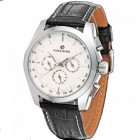 Часы Forsining 6625 Silver-White Leather