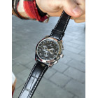 Часы Forsining 6625 Silver-Black Leather