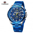 Часы Forsining 6909 Silver-Blue