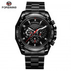 Часы Forsining 6910 All Black Steel