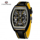 Часы Forsining 8252 All Black-Yellow