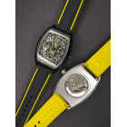 Часы Forsining 8252 All Black-Yellow