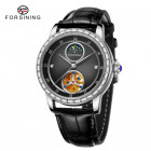 Часы Forsining 8257 Silver-Black