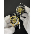 Часы Forsining 8173 Gold-Black Leather