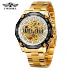 Часы Forsining 8186 Gold-White Steel