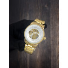 Часы Forsining 8190 Gold-White Steel