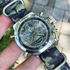 Часы AMST 3003C Silver-Nato Camo A Tacs