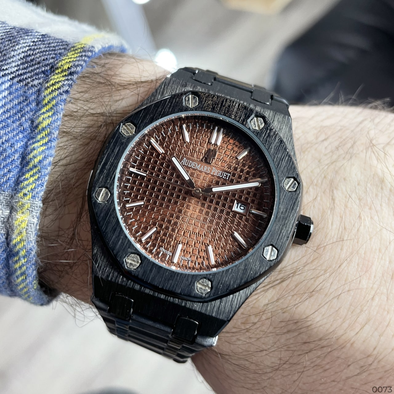 Audemars Piguet Royal Oak Quartz Black Brown Skull 1041 0073